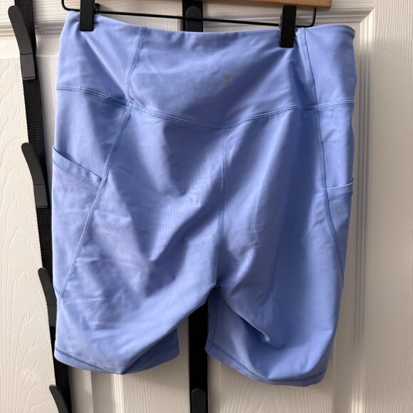 Light Blue Bike Shorts - Picture 3 of 3
